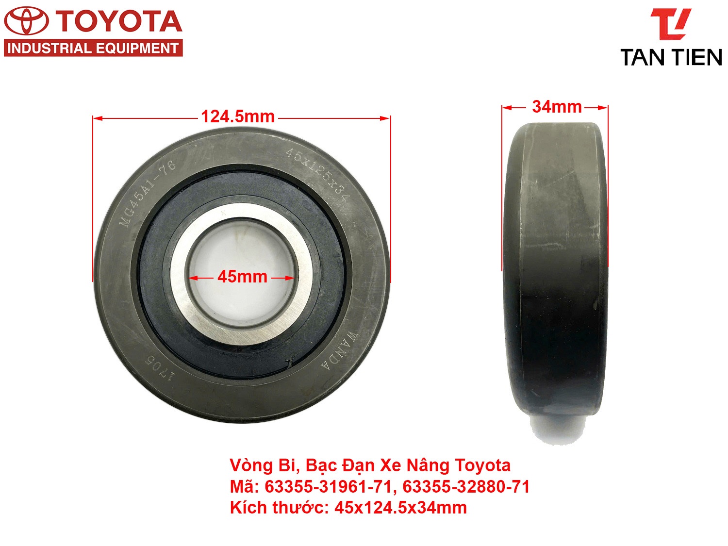 Vòng Bi Toyota 63357-32880-71